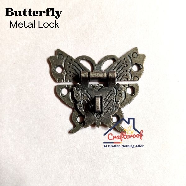 Bitterfly Locks Butterfly Metal Lock - 1pc/pack β Crafteroof