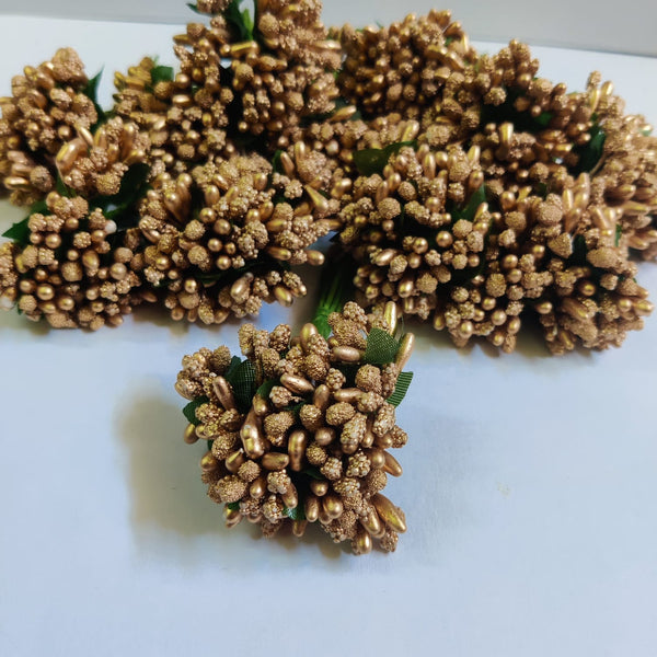 Golden Pollen Flowers-144pc