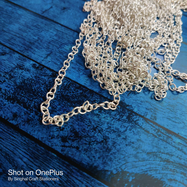 Silver Metal Chain - 1 M