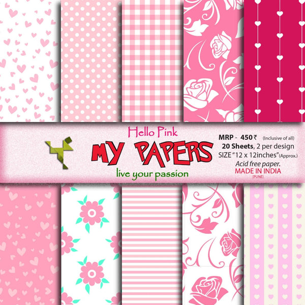 Hello Pink -12*12 Paperpack