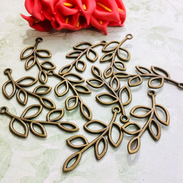 Leaf Metal Charm#2