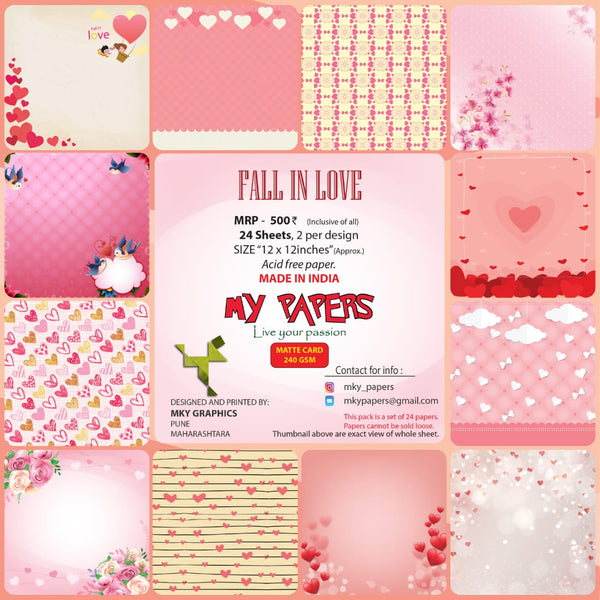 Fall In Love - 12*12 Paperpack