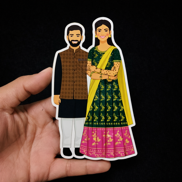 Wedding couple #2- Printed Cutout