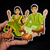 Wedding couple Mehndi #5- Printed Cutout