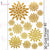 3D Gold - Flower #2 - Transfer Me