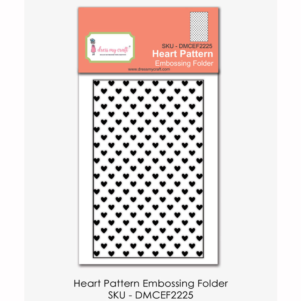 Heart Pattern - Embossing Folder – Crafteroof