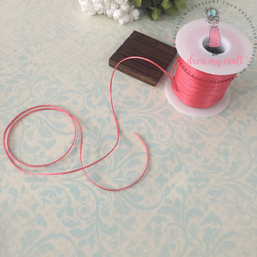 Satin Ribbon Twine - Red – Crafteroof