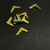 Designer Golden Metal Corner- 12pc/pack