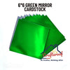 Green Mirror Cardstock 6*6inch