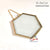 Hanging Hexagon Glass Frame - 6*5 Inch