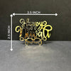 Happy Diwali #11 Golden Acrylic Cutout – 10 pcs/pack