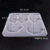 Irregular 5 Coaster Mold Set