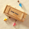 Mini Heart Message Bottle With Wooden box Free