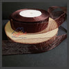 Organza Ribbon 1 inch - Brown