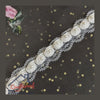 Oval Swirl Lace - White