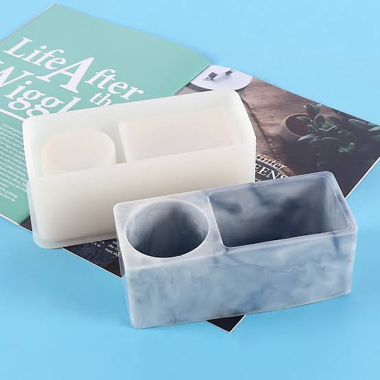 Pen Stand Making Silicone Mould