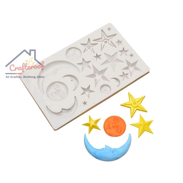 Moon & Star Silicone Mould