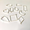 Resin Pendant Base - Silver