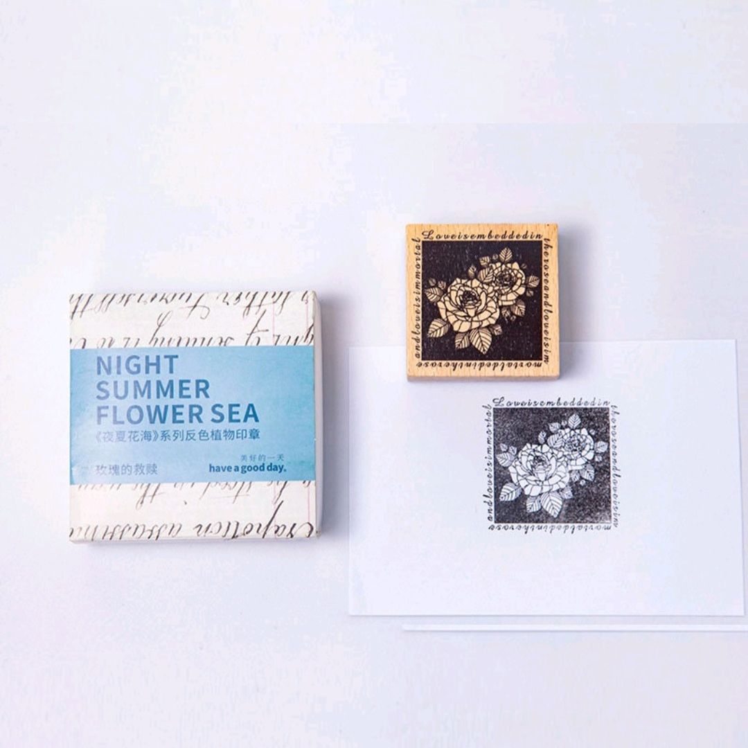 Rose Redemption - Wooden Journal Stamp – Crafteroof