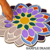 Reusable Rangoli base #1 - To fill color