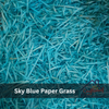 Sky Blue Paper Grass