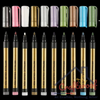 Metallic colors work on virtually any surface, including dark and colored paper; results are vivid and bright, Comfortable and easy to hold in hand.