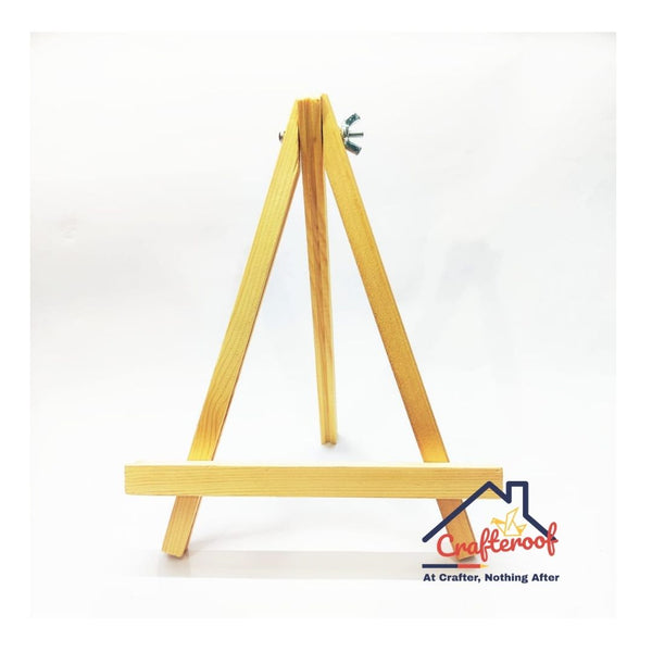 Wood Easel Stand With Screw - 8 inch