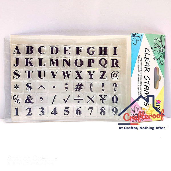 Capital Alphabet Clear Stamp#1