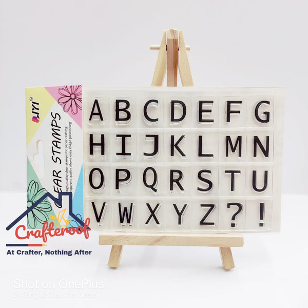 Capital Alphabet Clear Stamp