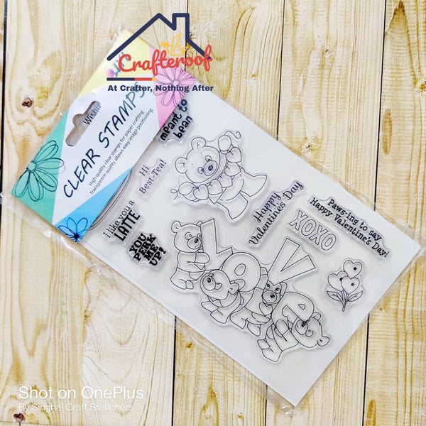 Bear Love Clear Stamp
