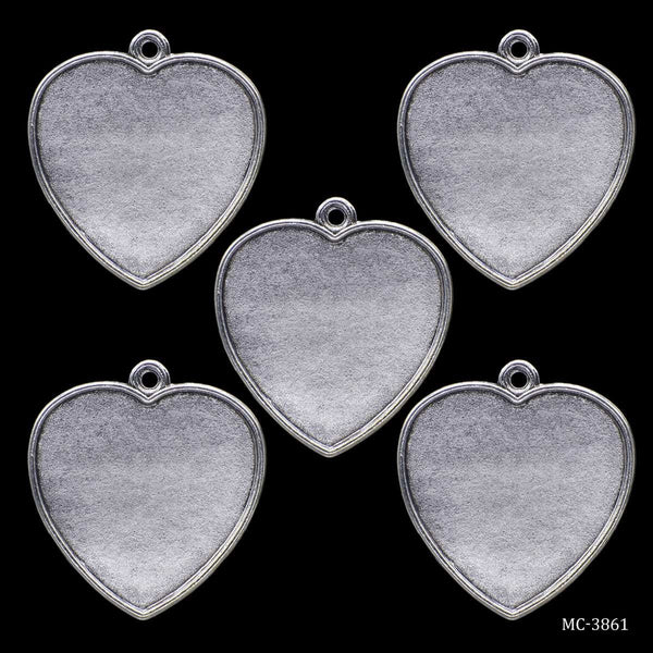 Heart Silver Metal Frame