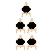 Wood Easel Stand With Circle - 6inch