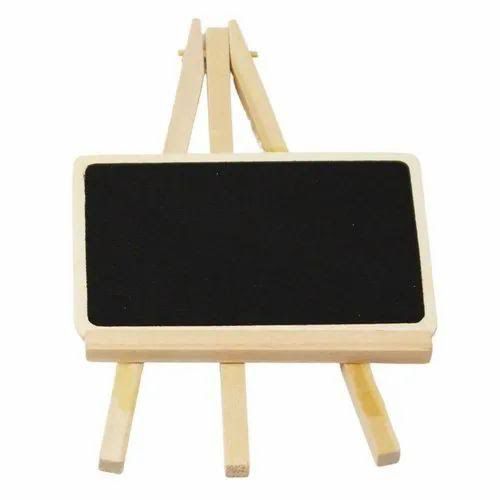 Wood Easel Stand With Circle - 6inch