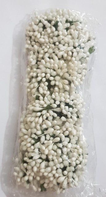 Off White Pollen Flower-144pcs