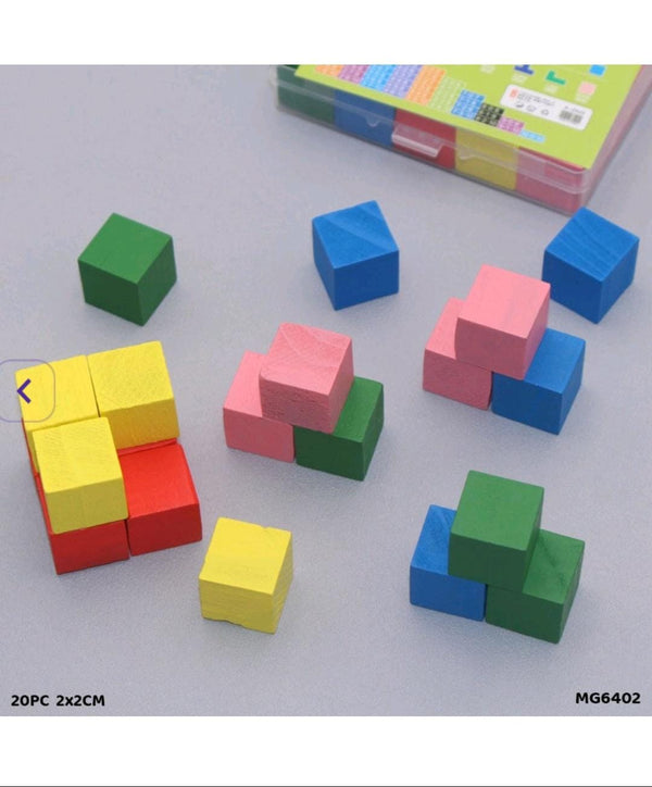 Craft Wood Block 20*20 mm- 20 pc/pack