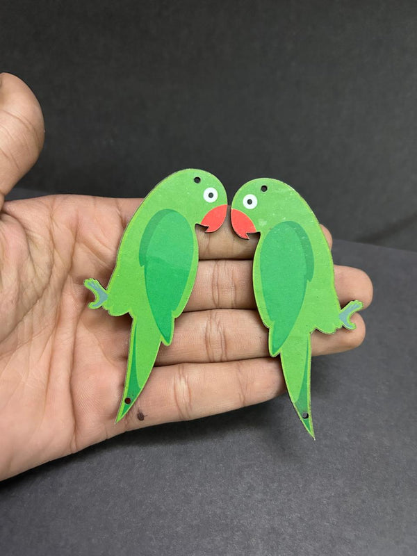 Parrot Pair #1 - Printed Cutout