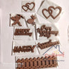 Wooden Textured - Mdf Cutout 105pcs/Box