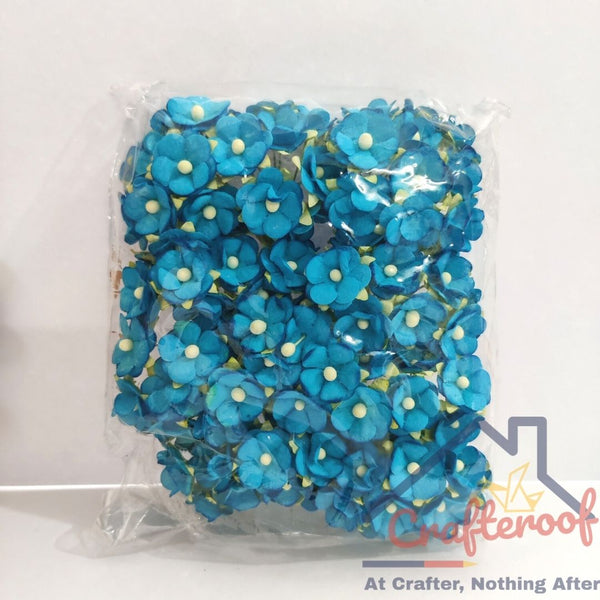 Blue Mulberry Flower - 100pc