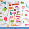 3D Stickers Birthday Theme