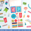 3D Stickers Birthday Theme
