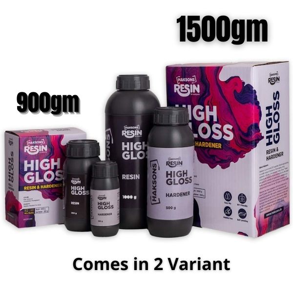 Haksons Resin & Hardener - High Gloss Epoxy Resin