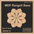 Mdf Rangoli Base - Design #14
