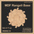 Mdf Rangoli Base - Design #18