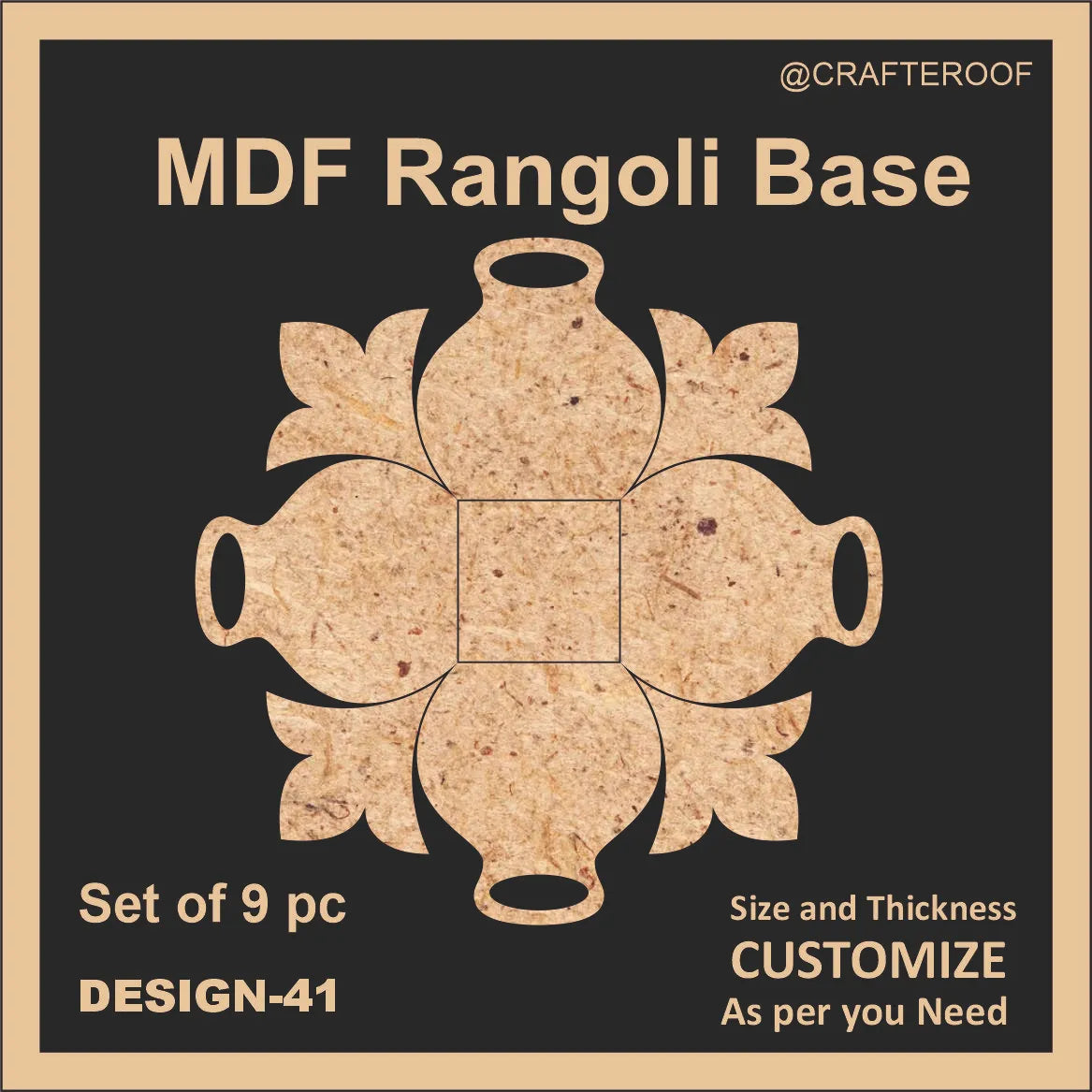 Mdf Rangoli Cd R File Mdf Rangoli Base - Design #41 – Crafteroof