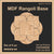 Mdf Rangoli Base - Design #44
