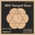 Mdf Rangoli Base - Design #47