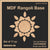 Mdf Rangoli Base - Design #49