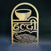 Haldi-Golden backdrops